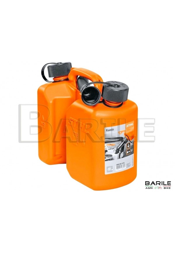 Tanica Combinata STIHL 3L Carburante / Benzina + 1,5L Olio Catena - OMOLOGATA